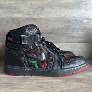 Air Jordan 1 High Strap “A Tribe Called Quest” Mens Size 13 Black Sneakers RARE